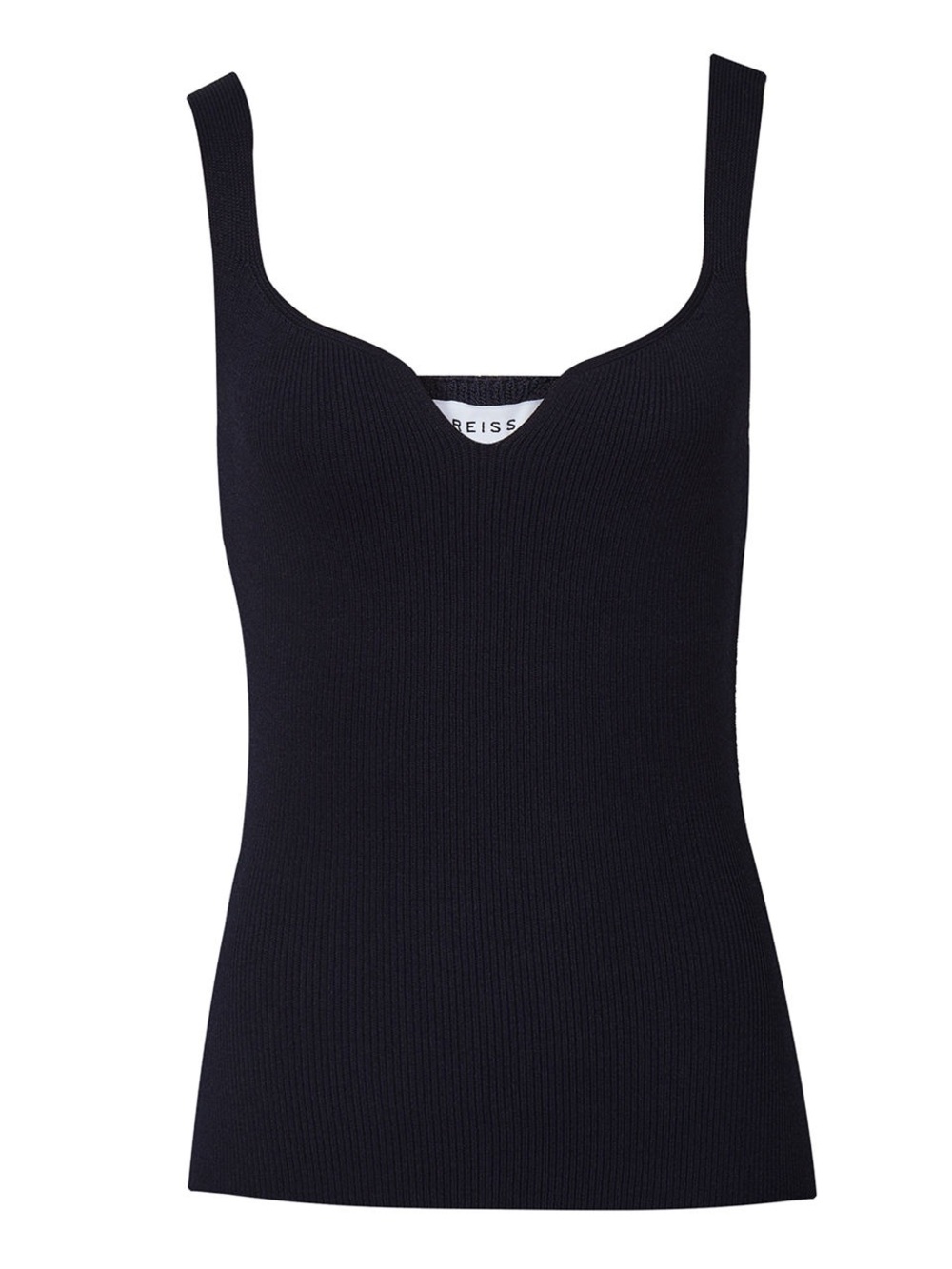 REISS
Daisy Sleeveless Sweetheart Top Navy size S
